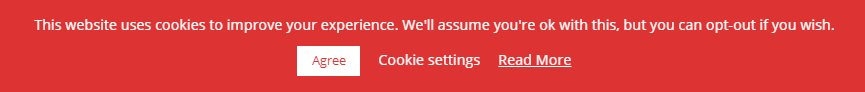 GDPR compliant cookie banner