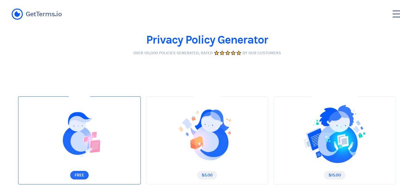 GDPR privacy policy generator