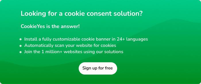 CookieYes Sign Up - CPPA